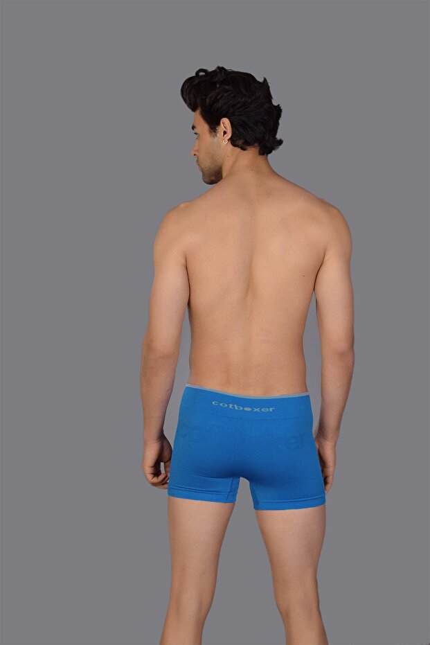 Erkek Norveç Mavisi Seamless Boxer - 2