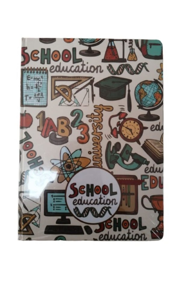 Hard Cover Light Notebook 20x28cm Checked 144 Sheets