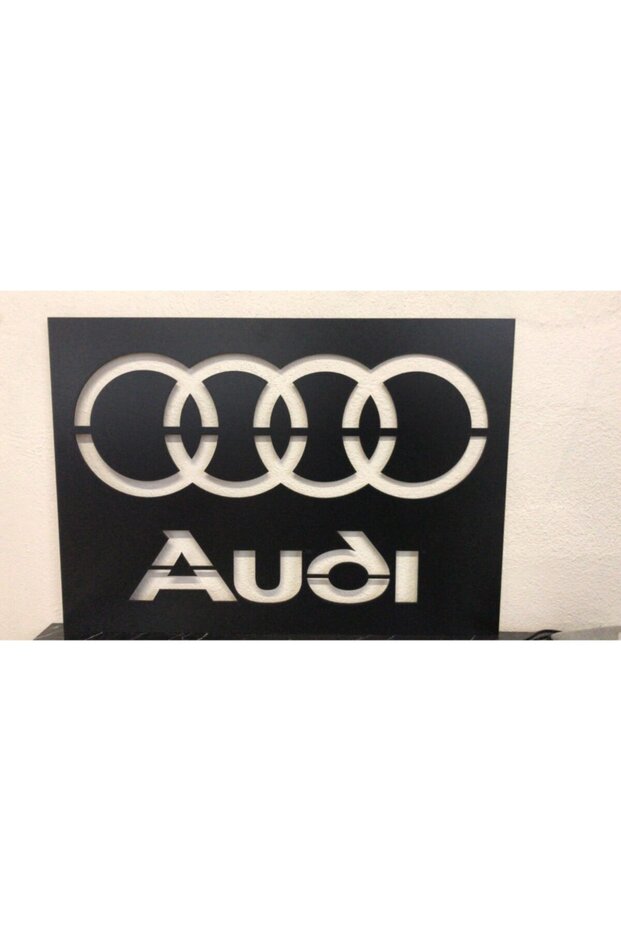 Audi Logo Işıklı Tablo - 2