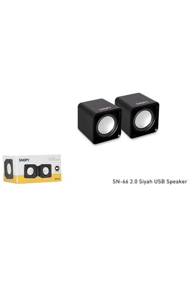 Sn-66 Usb 2.0 Siyah Hoparlör Sn-66-sıyah - 2