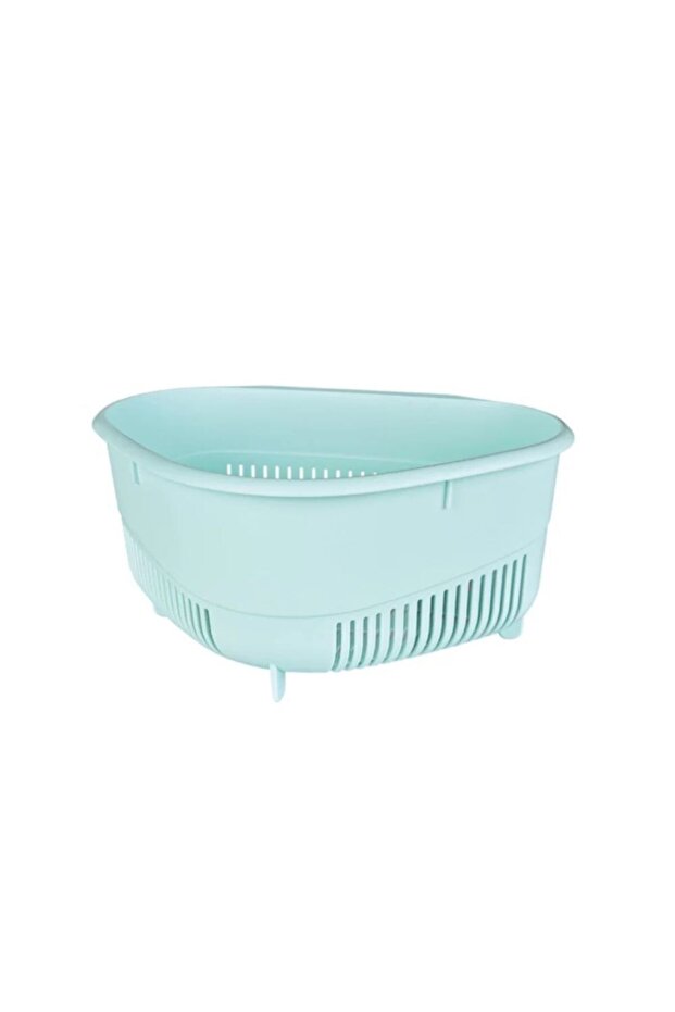 مصفاة حوض القمامة مثلثة بلاستيكية - 1