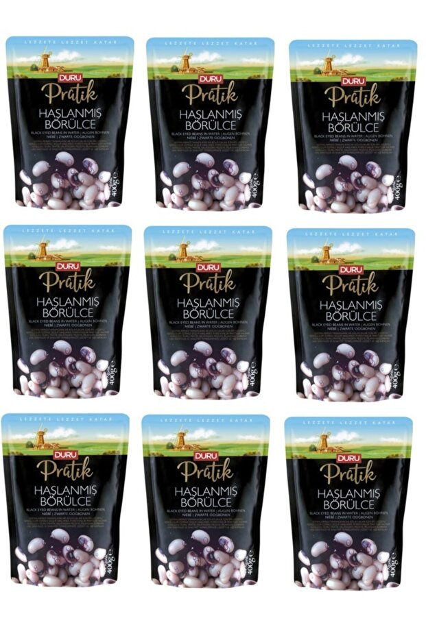 Pratik Haşlanmış Börülce 400 Gr X 9 Adet - 1