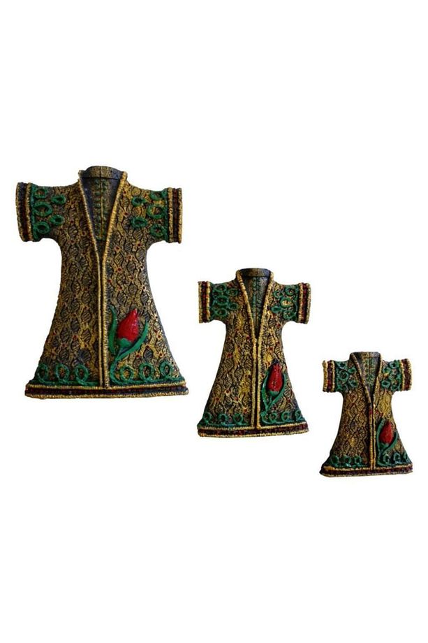 Üçlü Kaftan Set Duvar Süsü Ev Duvar Dekorasyon Kaftan Set - 1