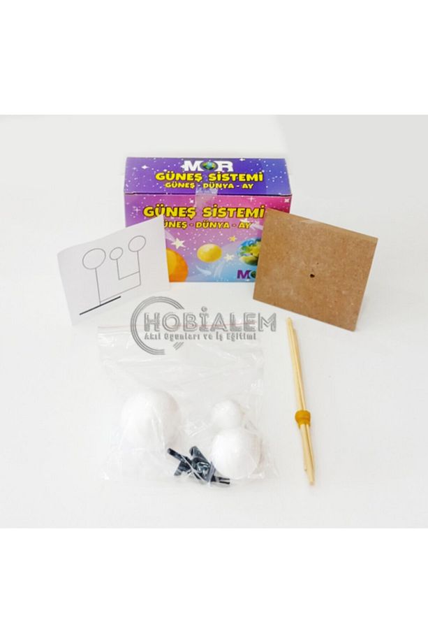 Güneş Sistemi Maketi, Güneş, Dünya, Ay Sistemi, Gezegen Sistemi Modeli, Maket - 5