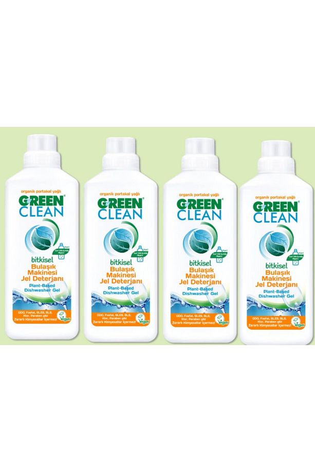 Bitkisel Bulaşık Makinesi Jel Deterjanı (1000 Ml 4'lü Set) Depo-e - 1