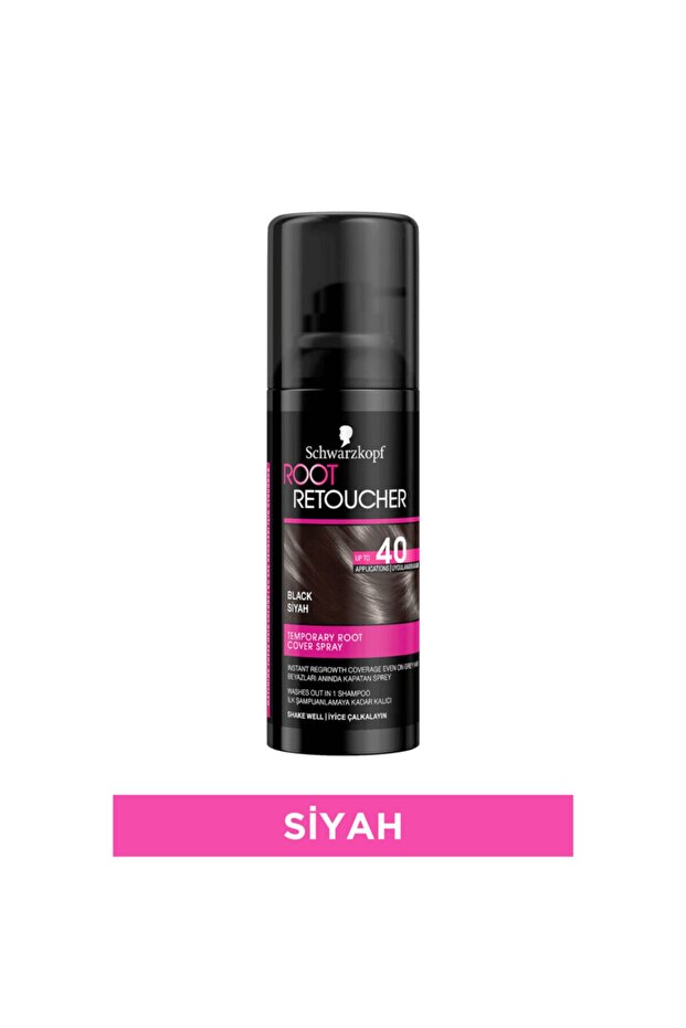 Root Retoucher Sprey Boya Siyah 120 Ml - 1