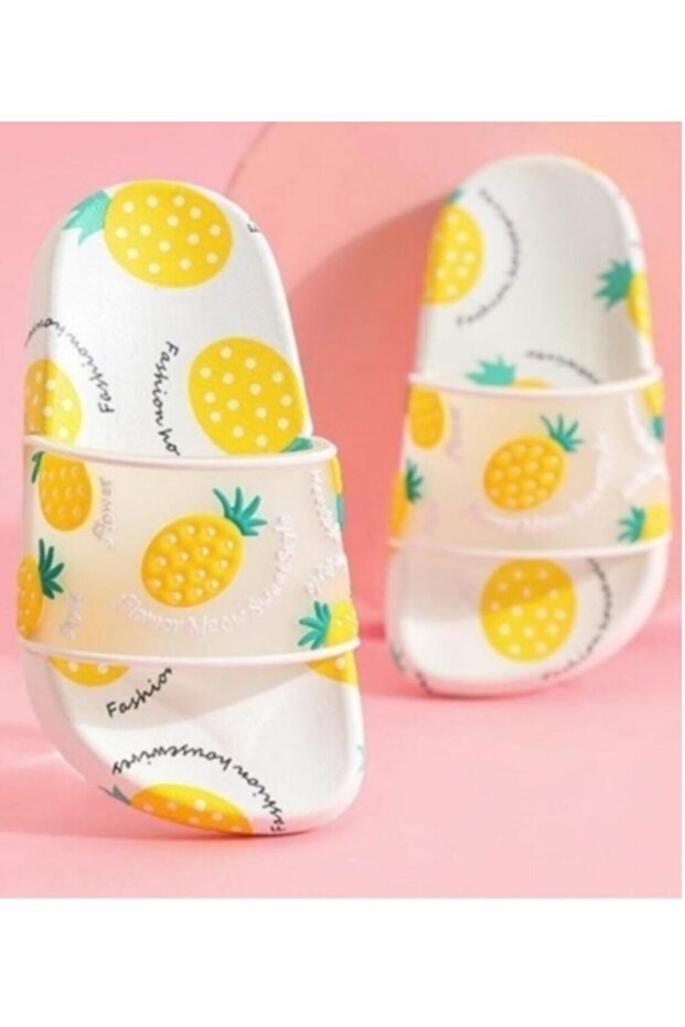 Girl's Fruity Non-Slip Sole Slippers Beach Pool Slippers