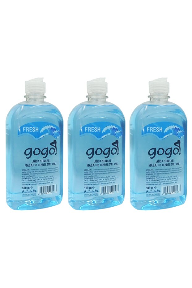 Fresh After Waxing Cleansing and Massage Oil - 3 Pieces Total 1500 ml