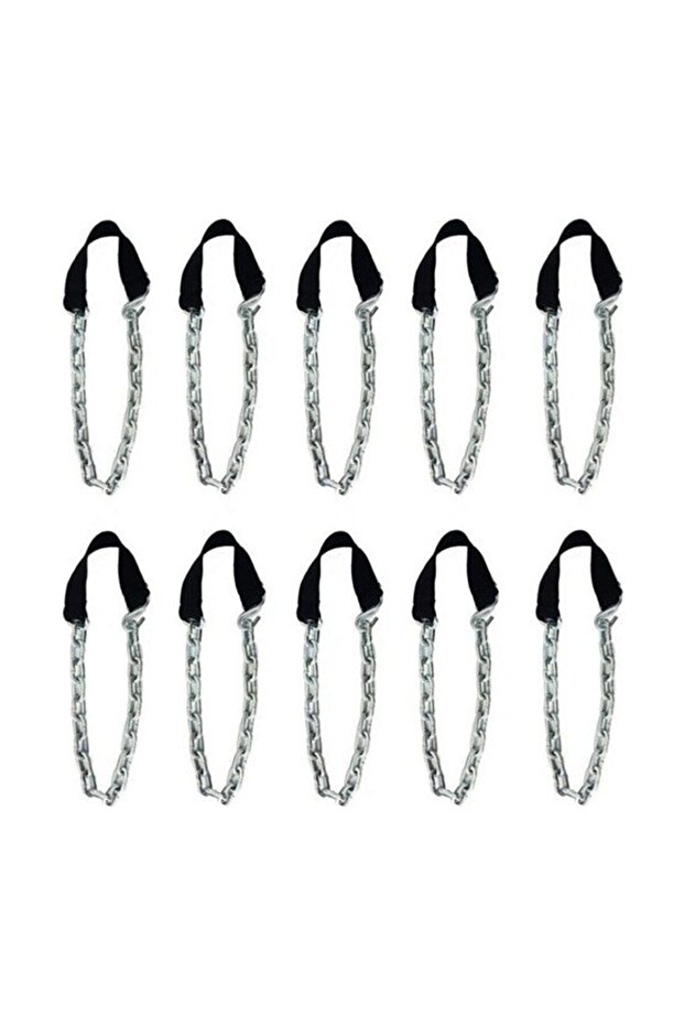 Kar Zinciri Yeni Nesil Tak Çıkar Kaymaz Pratik Araba Araç Lastik Zinciri Takmatik 10 Adet - 4