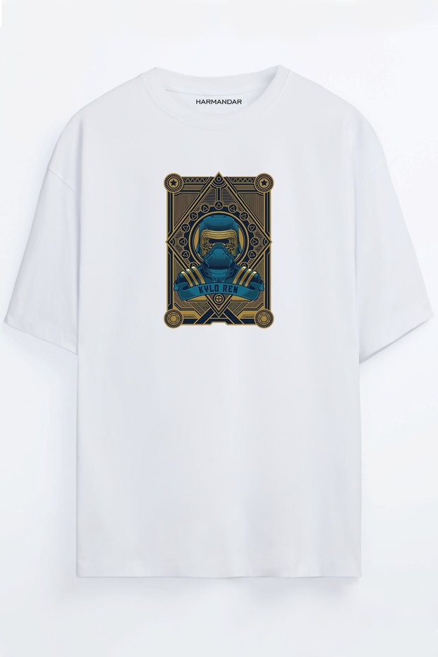 Star Wars Fan Art Trading Cards Printed Oversize T-shirt