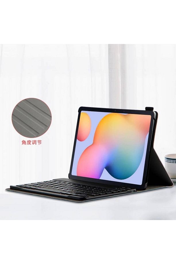 Samsung Galaxy Tab S7 Fe S7 Plus S8 Plus 12.4" Kılıf Kablosuz Klavyeli Kılıf Mobax X800 T730 T970 - 8