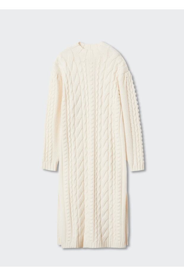 Uzun Triko Elbise - 3