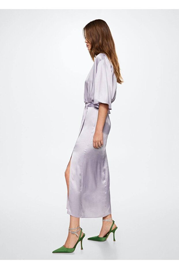 Anvelop Saten Elbise - 5