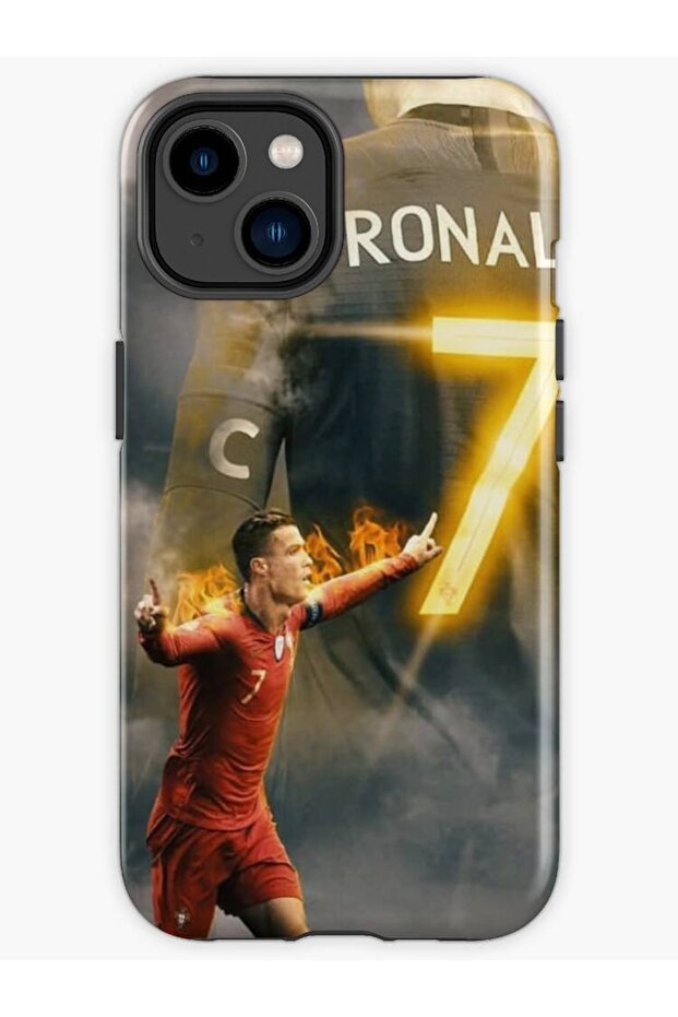 iPhone 11 Compatible Cristiano Ronaldo Patterned Phone Case - 1