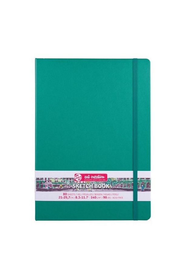 Art Creation Sketch Books Eskiz Defteri 140gr. 21 X 30 Yeşil - 1