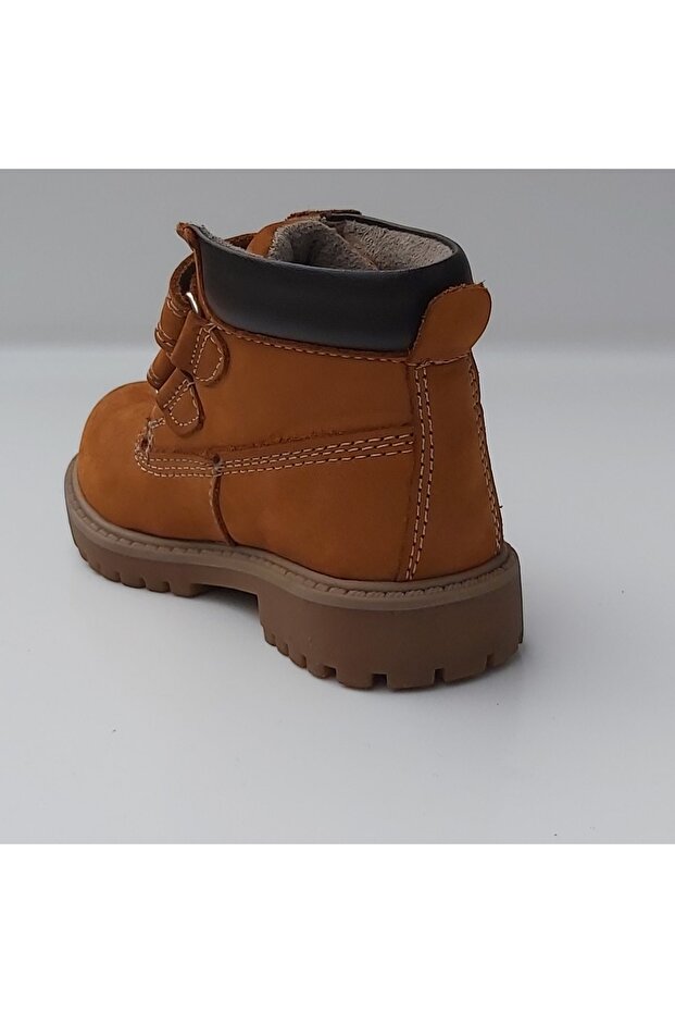 B735 Hakiki Deri Su Geçirmez Unisex Cırtlı Bot - 3