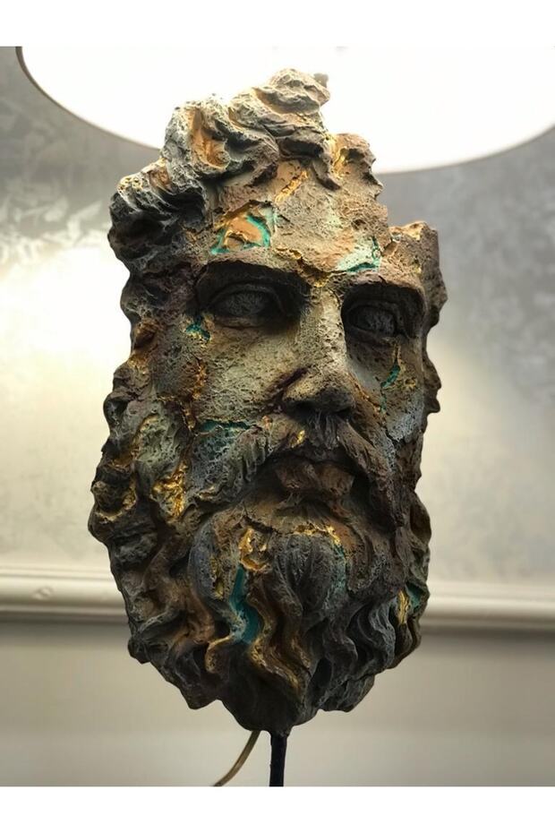 Poesidon Masif Platformlu Abajur - 4