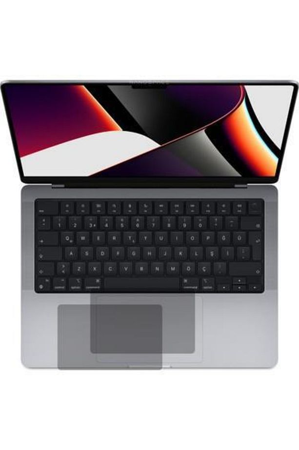 Macbook Air 13,6 Inch 2022 M2 Çip A2681 Ile Uyumlu Mat Parmak Izi Bırakmayan Touchpad Koruyucu 2adet - 1