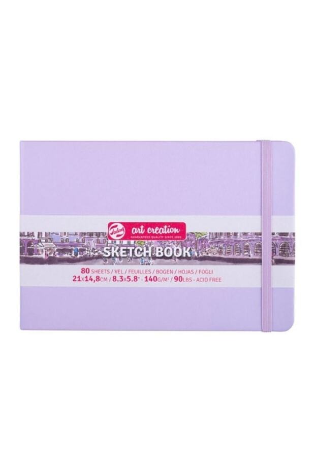 Art Creation Sketch Books Eskiz Defteri 140gr. 21 X 15 Eflatun - 1