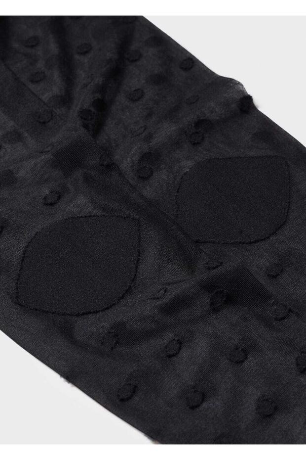 Puantiyeli Ince Çorap - 4