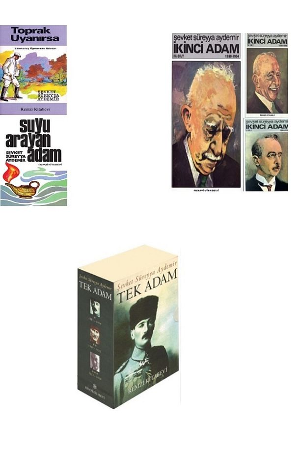 Tek Adam - Ikinci Adam - Suyu Arayan Adam - Toprak Uyanırsa / 8 Kitap Set - Şevket Süreyya Aydemir - 1