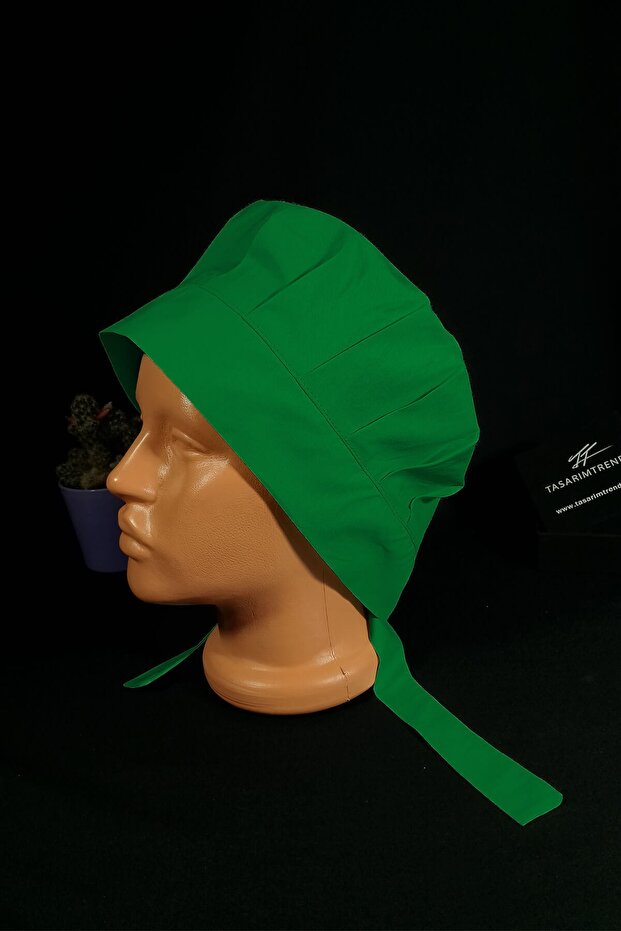 Single Color Mushroom Bonnet Operating Room Green