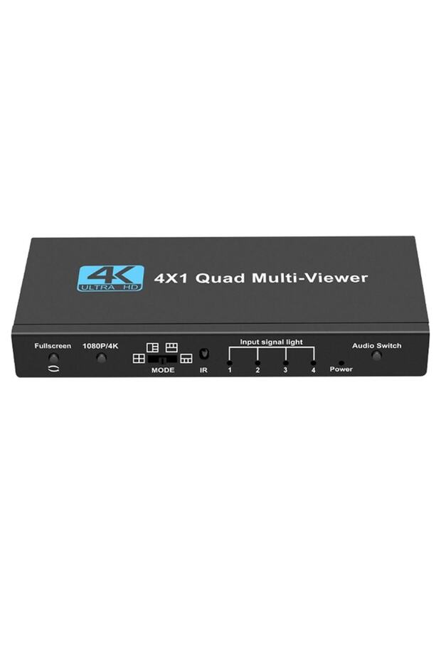 4kqm401 4k 2160p Multi Switch Nvr Dvr 4x1 Quad Multi Viewer - 3
