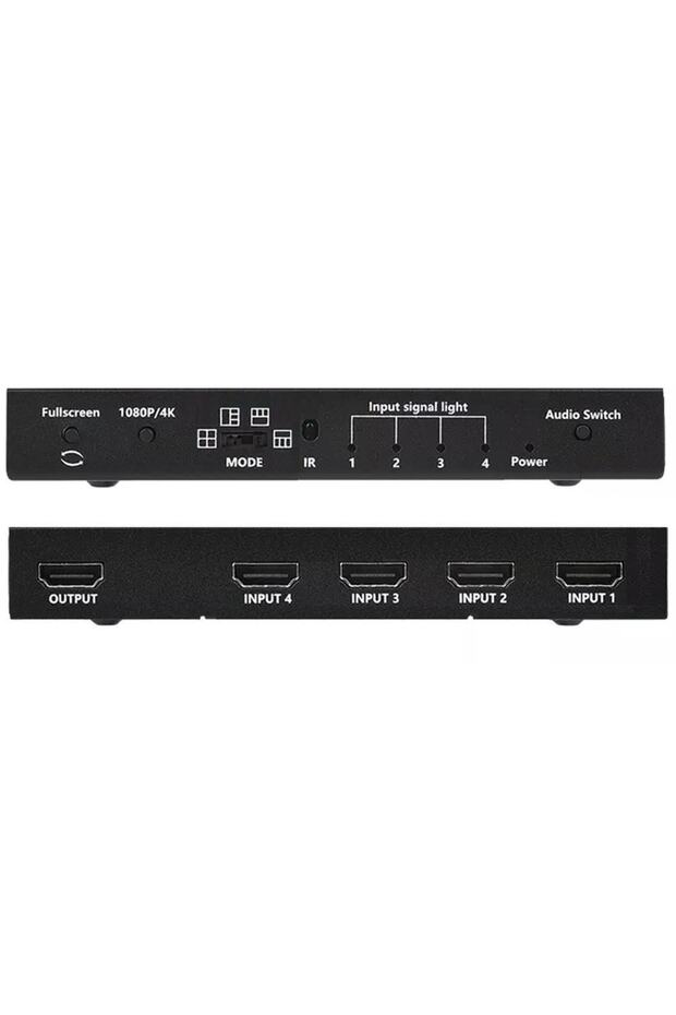 4kqm401 4k 2160p Multi Switch Nvr Dvr 4x1 Quad Multi Viewer - 8