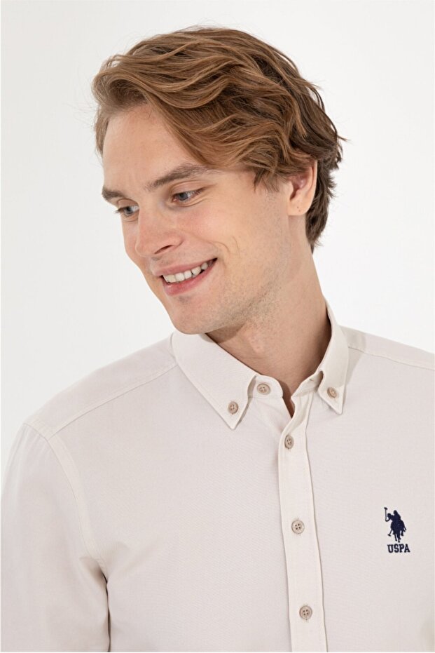 Erkek Taş Gömlek Uzunkol Basic - 3