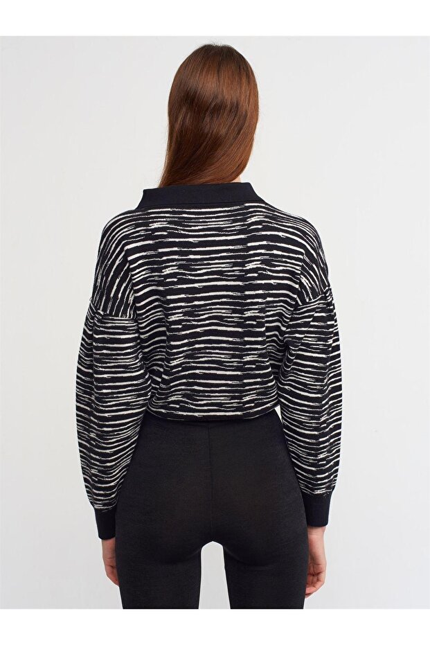 سترة بأزرار وياقة بولو - 3