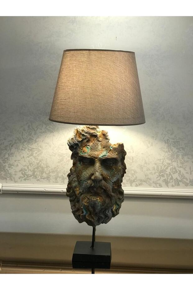 Poesidon Masif Platformlu Abajur - 1