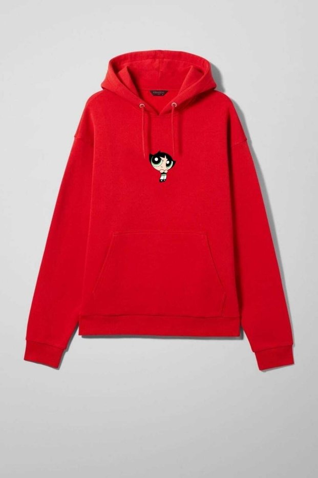 Powerpuff Girls Buttercup Red Hooded Sweatshirt - Hoodie