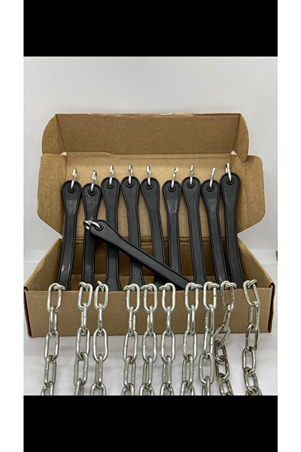 Kar Zinciri Yeni Nesil Tak Çıkar Kaymaz Pratik Araba Araç Lastik Zinciri Takmatik 10 Adet - 5