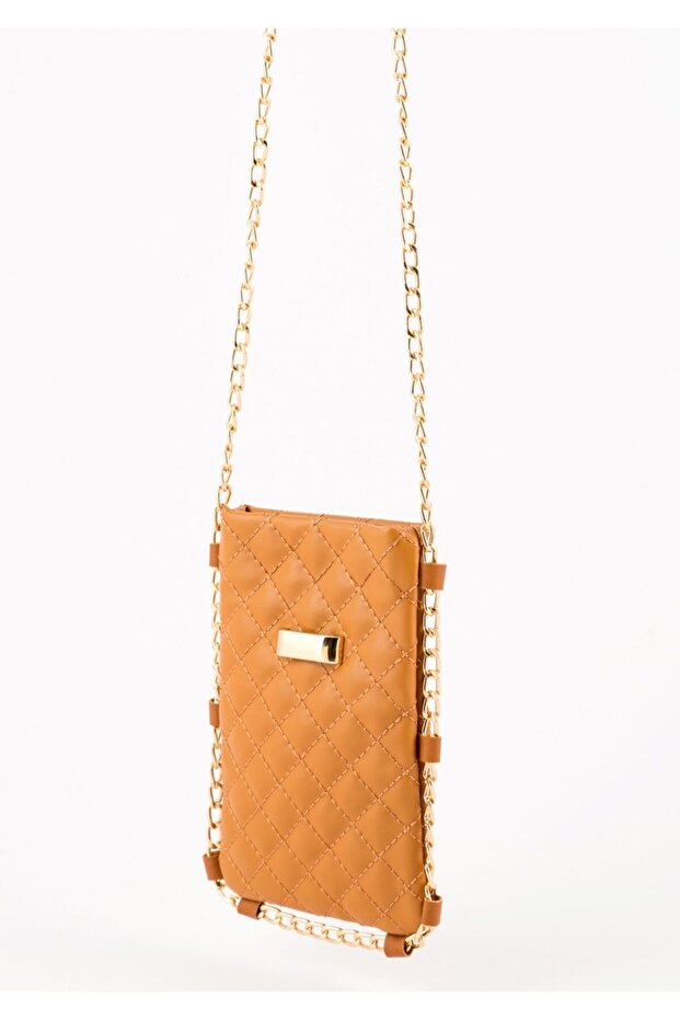 Τσάντα τηλεφώνου με καπιτονέ αλυσίδα - 2
