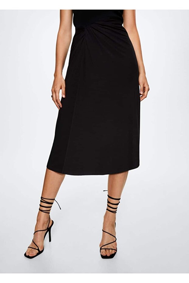 Fustă cu noduri decorative - 1