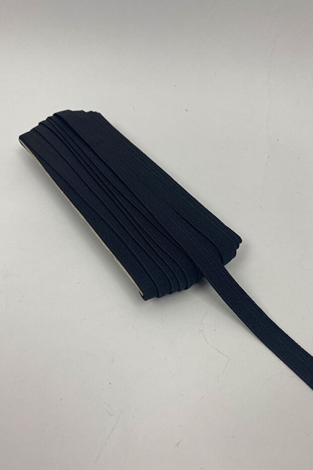 Black Flat Rubber Width 1.5 cm 1 Ball 10 Meters – Other Party Supplies, Stylish Design, Women's Accessory