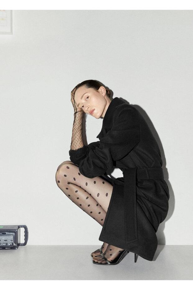 Puantiyeli Ince Çorap - 5