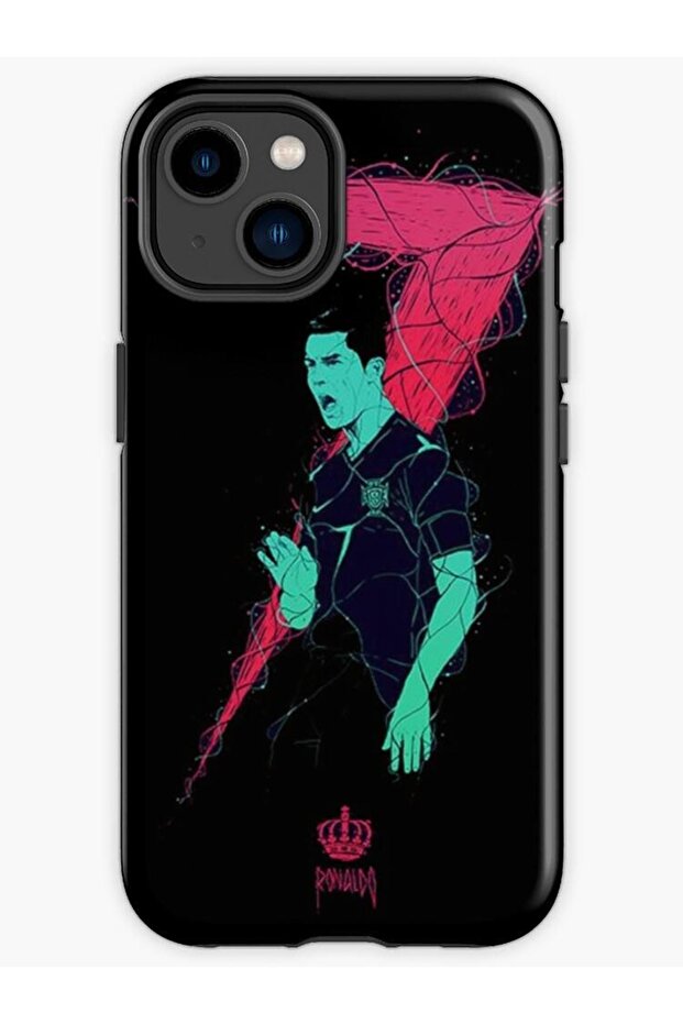 حافظة هاتف بنمط كريستيانو رونالدو متوافقة مع هاتف آيفون 11 - 1