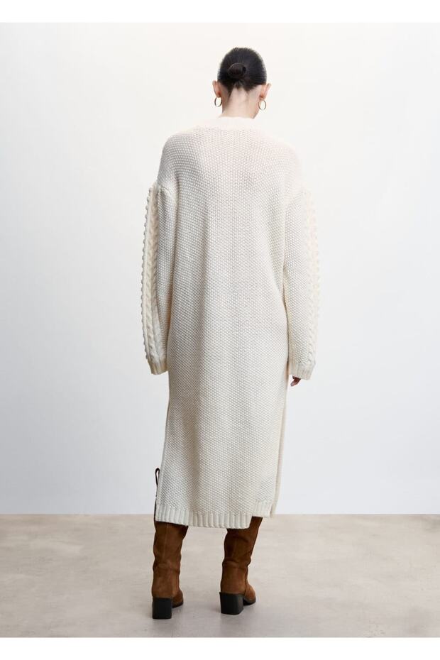 Uzun Triko Elbise - 4