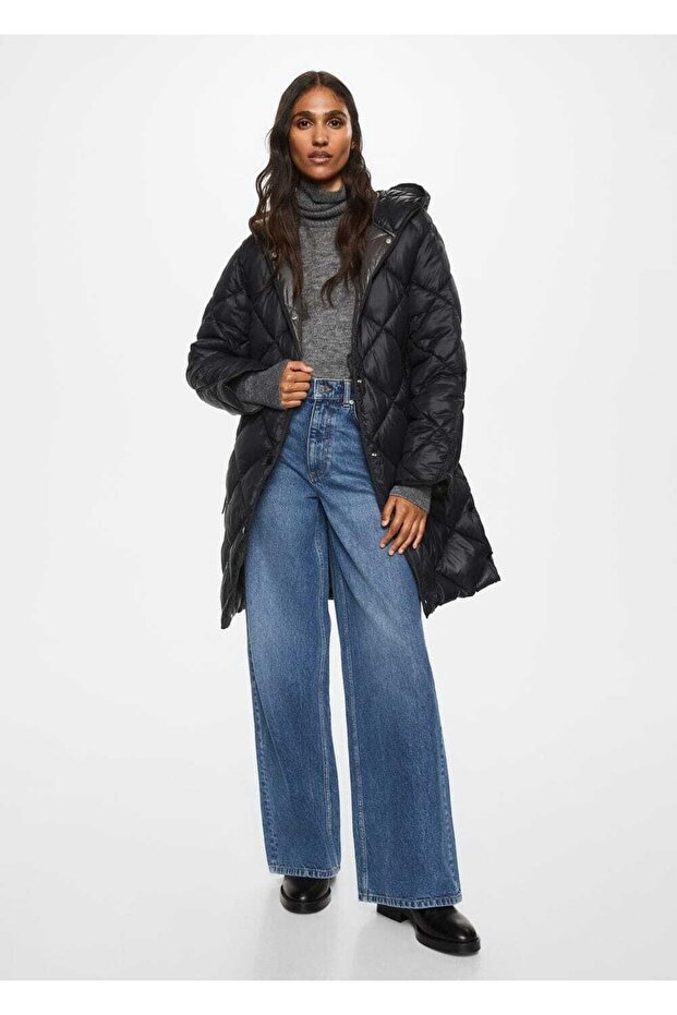 Kapüşonlu Kapitone Anorak - 2