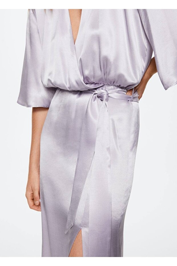 Anvelop Saten Elbise - 7