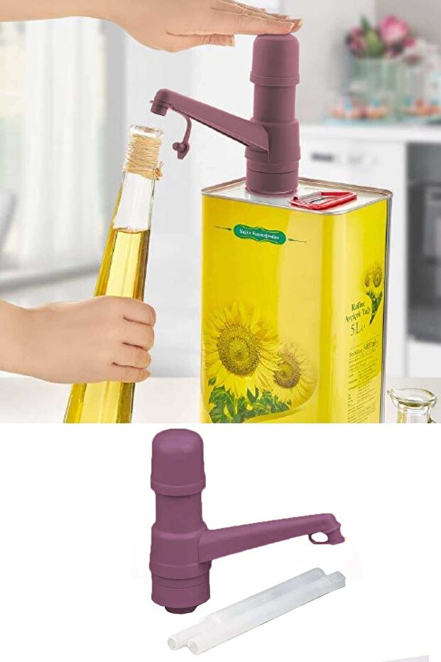 S Home Practical Liquid Oil Pump Plum