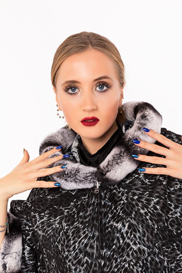 Hakiki Deri Çift Taraflı Panço - 5