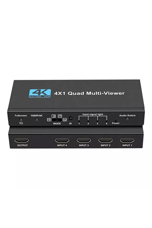 4kqm401 4k 2160p Multi Switch Nvr Dvr 4x1 Quad Multi Viewer - 2