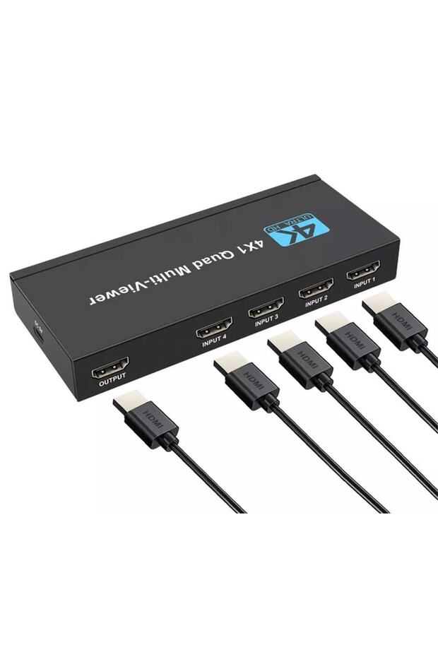 4kqm401 4k 2160p Multi Switch Nvr Dvr 4x1 Quad Multi Viewer - 7