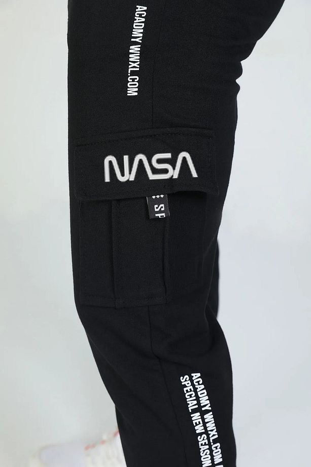 Unisex Komando Cep Baskılı Jogger - 3