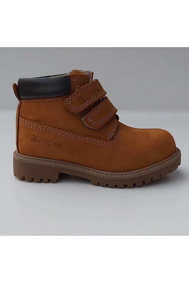 B735 Hakiki Deri Su Geçirmez Unisex Cırtlı Bot - 1