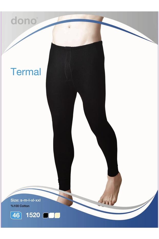 Men's 100% Cotton Winter Thermal Underwear for Cold Weather