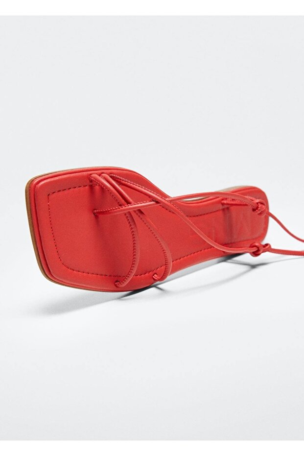 Çapraz Bantlı Sandalet - 4