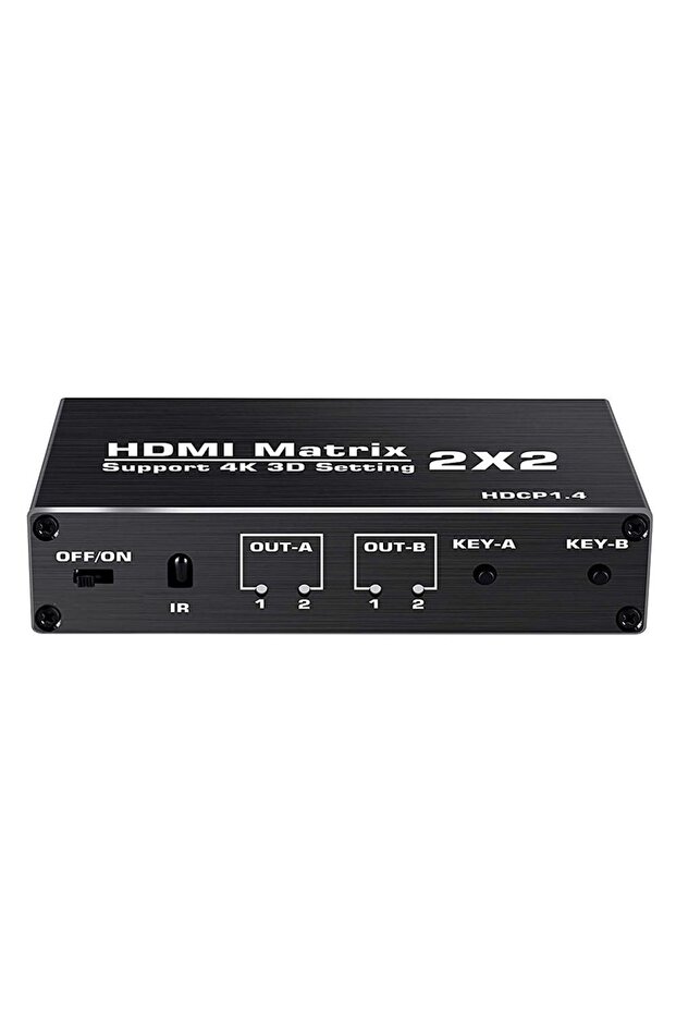 4kmx222 2x2 Matrix Switch Splitter Hdmı 2.0 4k 2160p Hdr - 5